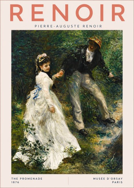 Renoir The Promenade No3 - Plakat