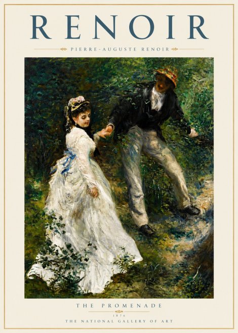Renoir The Promenade No4 - Plakat