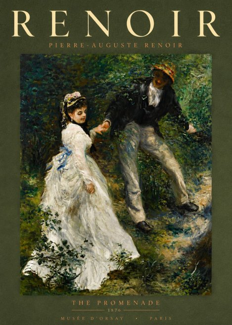 Renoir The Promenade No5 - Plakat