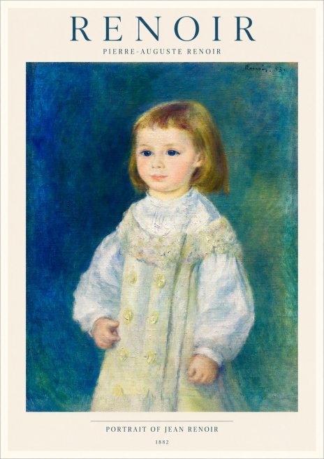 Renoir Portrait of Jean Renoir No1 - Plakat