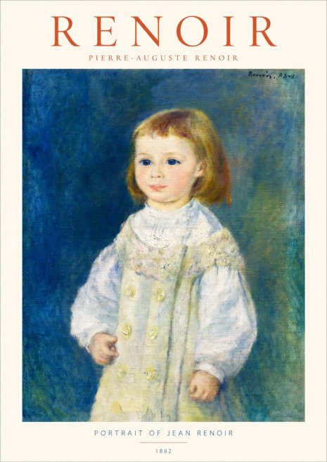 Renoir Portrait of Jean Renoir No3 - Plakat