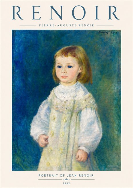 Renoir Portrait of Jean Renoir No5 - Plakat