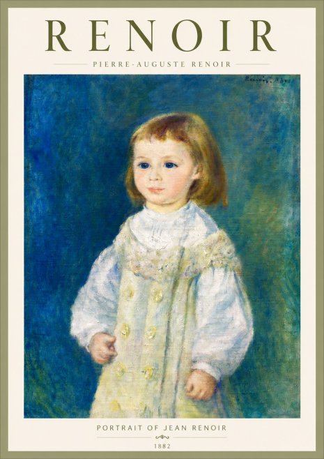 Renoir Portrait of Jean Renoir No6 - Plakat