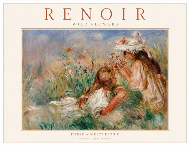 Renoir Wild Flowers No1 - Plakat