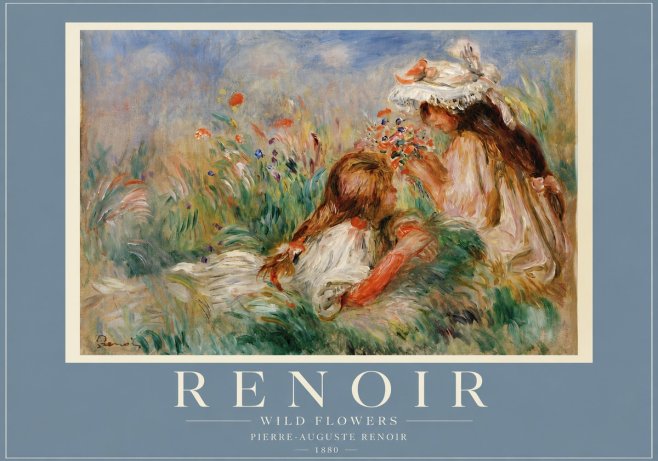 Renoir Wild Flowers No3 - Plakat