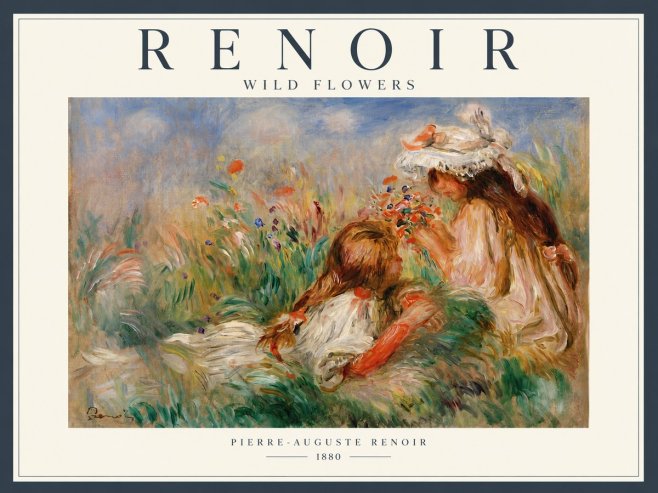 Renoir Wild Flowers No6 - Plakat