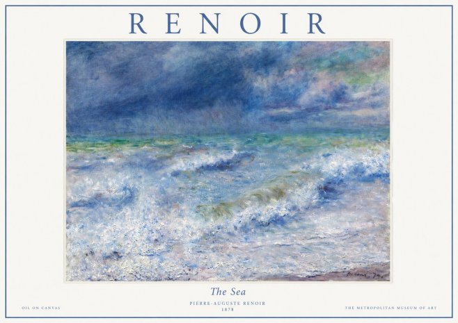Renoir The Sea No1 - Plakat