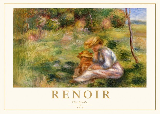 Renoir The Reader No3 - Plakat