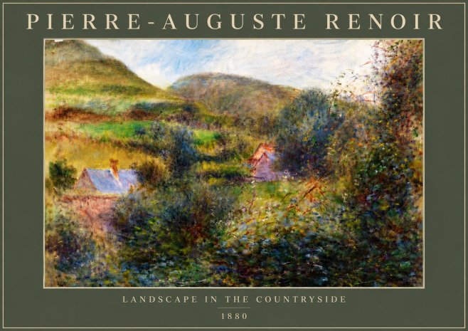 Renoir Landscape in the Countryside No6 - Plakat