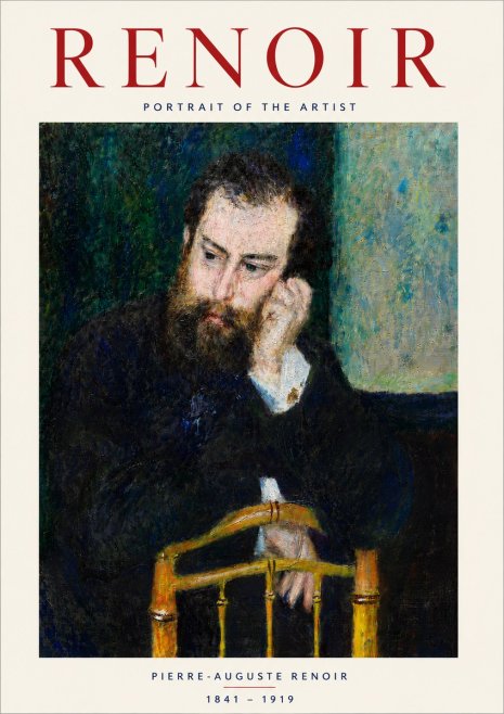 Renoir Portrait of the Artist No5 - Plakat