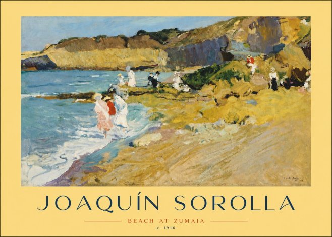 Sorolla Beach at Zumaia No4 - Plakat