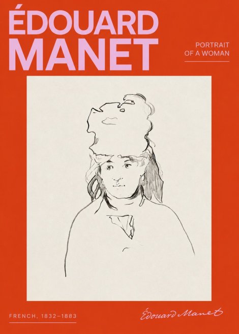 Édouard Manet Portrait of a Woman No2 - Plakat