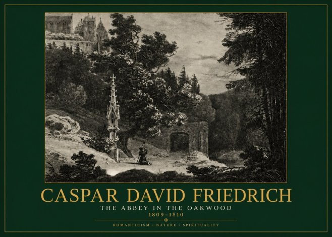 Caspar David Friedrich The Abbey in the Oakwood No2 - Plakat