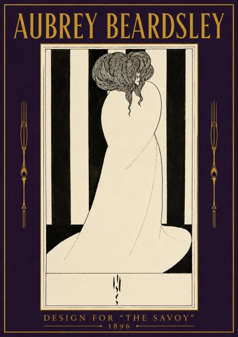 Aubrey Beardsley One of Six Designs for 'the Savoy' No3 - Plakat