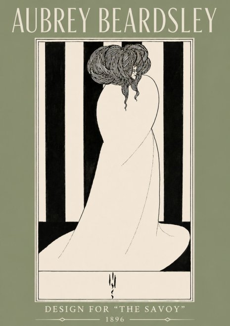 Aubrey Beardsley One of Six Designs for 'the Savoy' No4 - Plakat