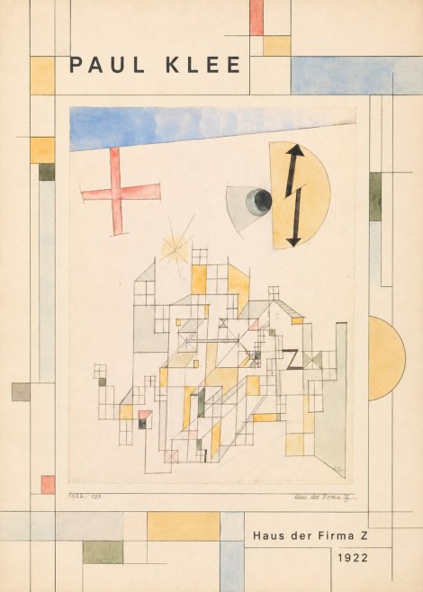 Paul Klee Haus Der Firma Z No2 - Plakat