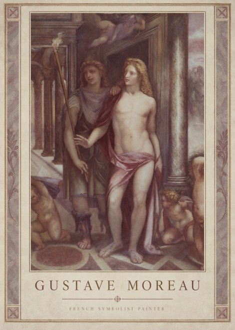 Gustave Moreau Youth No1 - Plakat