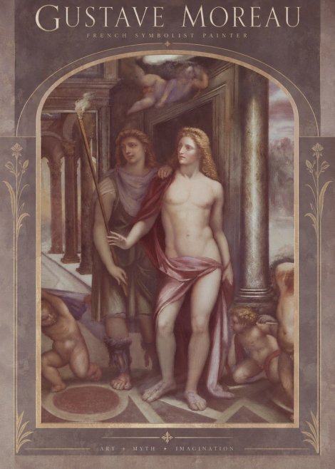Gustave Moreau Youth No6 - Plakat