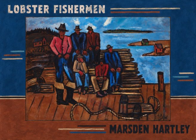 Marsden Hartley Lobster Fishermen II No5 - Plakat