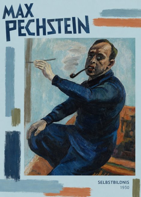 Max Pechstein Selbstbildnis No3 - Plakat