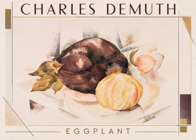Charles Demuth Eggplant No1 - Plakat
