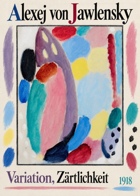 Alexej von Jawlensky Variation, Zärtlichkeit No1 - Plakat