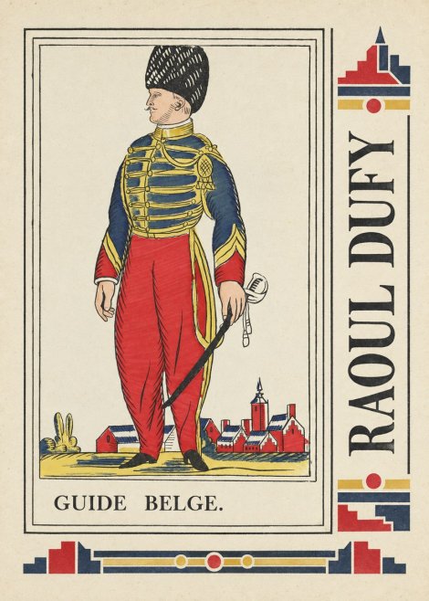 Raoul Dufy Guide Belge. No4 - Plakat