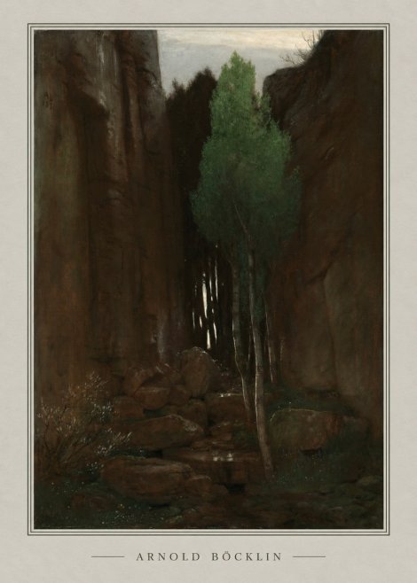 Arnold Böcklin Sacred Grove II No4 - Plakat
