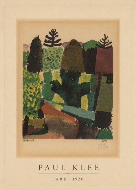 Paul Klee Park I No2 - Plakat