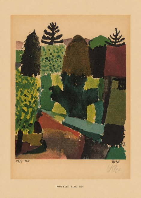 Paul Klee Park I No4 - Plakat