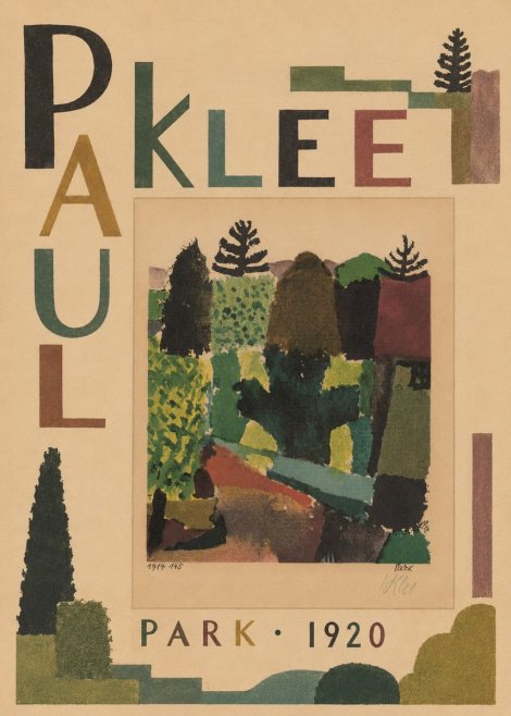 Paul Klee Park I No5 - Plakat