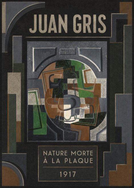 Juan Gris Nature Morte À La Plaque No4 - Plakat
