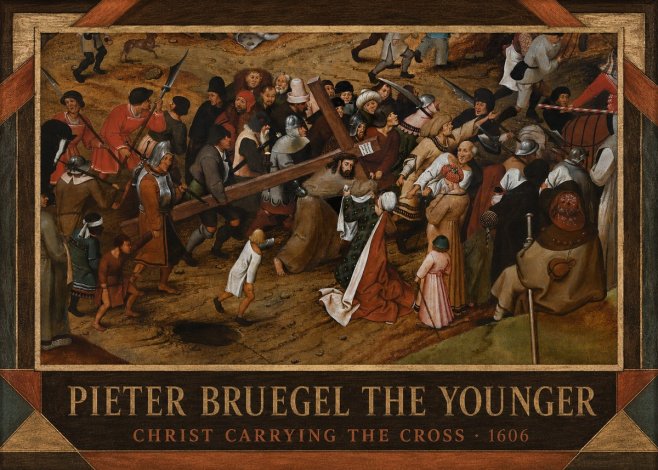 Pieter Bruegel Christ Carrying the Cross II No3 - Plakat
