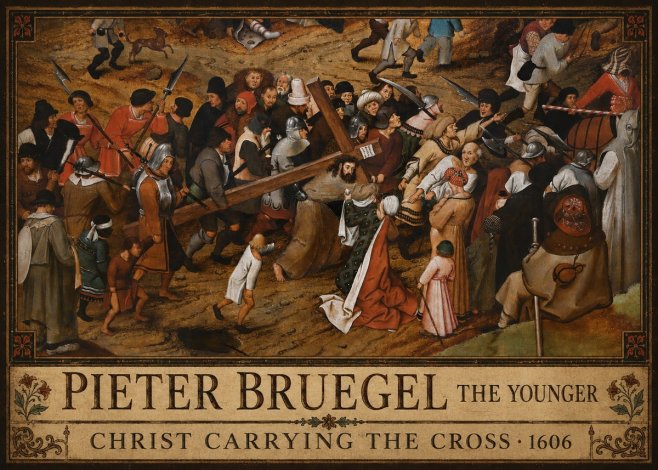 Pieter Bruegel Christ Carrying the Cross II No4 - Plakat