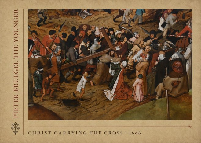 Pieter Bruegel Christ Carrying the Cross II No5 - Plakat