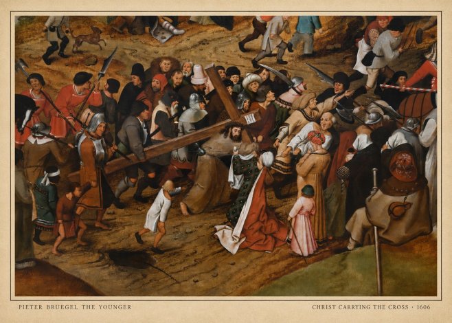 Pieter Bruegel Christ Carrying the Cross II No6 - Plakat