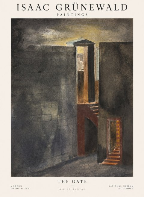 Isaac Grünewald Architectural Fantasy No2 - Plakat