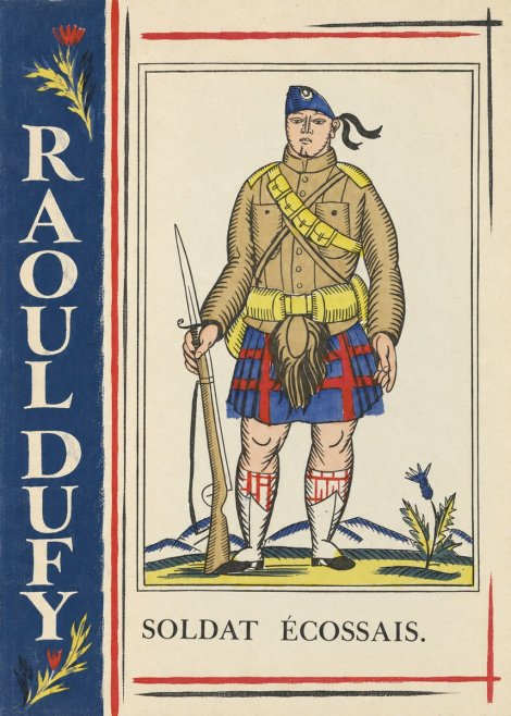 Raoul Dufy Soldat Écossais. No2 - Plakat