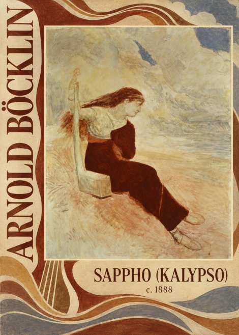 Arnold Böcklin Sappho (Kalypso) No5 - Plakat