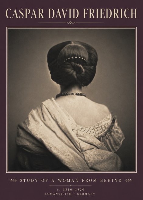 Caspar David Friedrich Study of a Woman from Behind No5 - Plakat