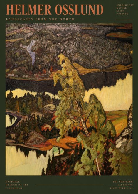Helmer Osslund Northern Landscape No5 - Plakat