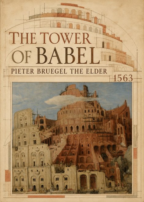 Pieter Bruegel The Tower of Babel XIII No5 - Plakat