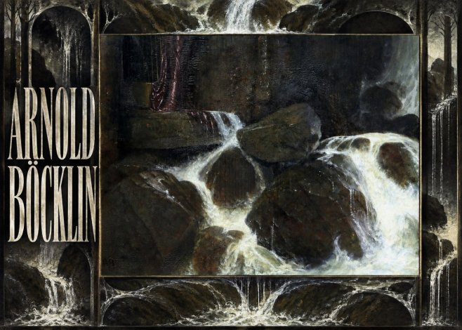 Arnold Böcklin The Nymph of the Waterfall No6 - Plakat