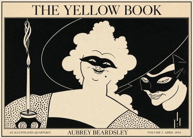 Aubrey Beardsley The Yellow Book I No1 - Plakat