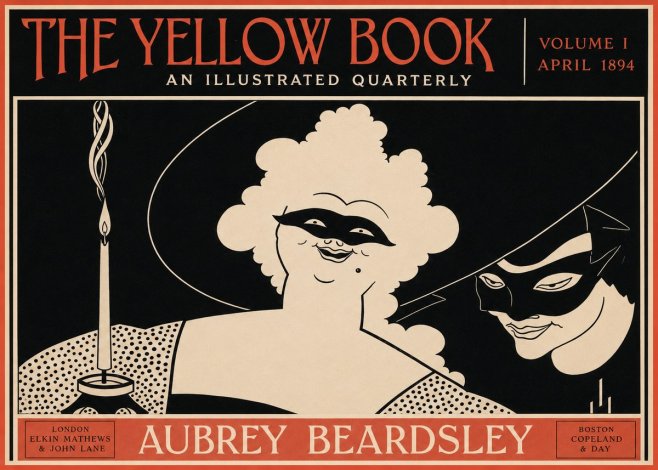 Aubrey Beardsley The Yellow Book I No2 - Plakat