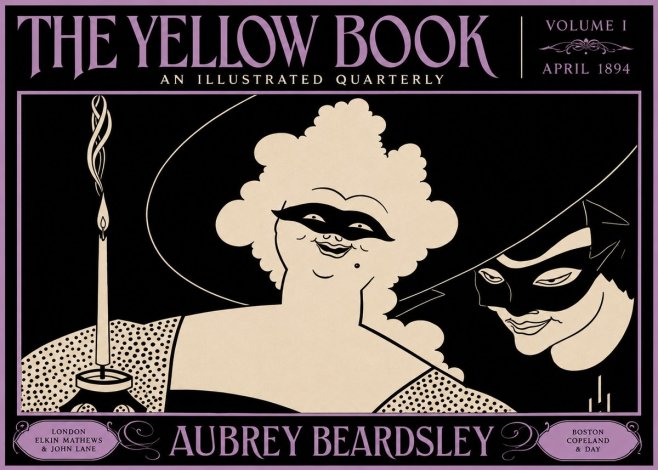 Aubrey Beardsley The Yellow Book I No3 - Plakat