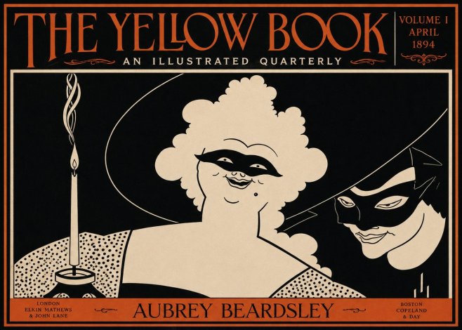 Aubrey Beardsley The Yellow Book I No4 - Plakat