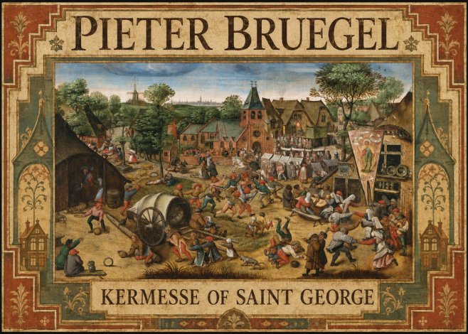Pieter Bruegel Kermesse of Saint George No3 - Plakat