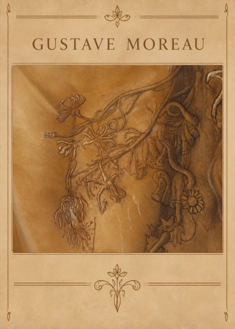 Gustave Moreau Organic Forms Study No5 - Plakat
