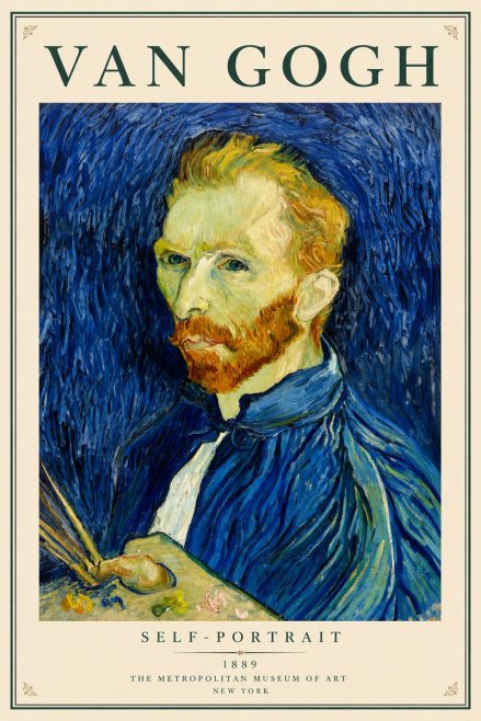 Van Gogh Self-portrait I No3 - Plakat